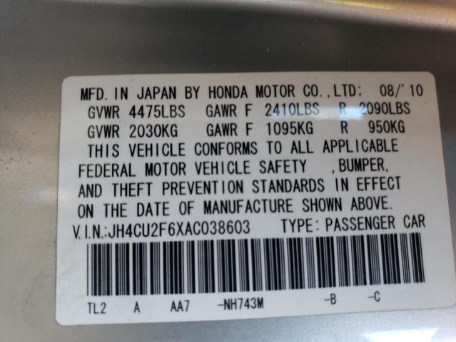 Photo 12 VIN: JH4CU2F6XAC038603 - ACURA TSX 