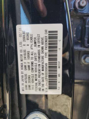 Photo 11 VIN: JH4CU2F6XBC008549 - ACURA TSX 