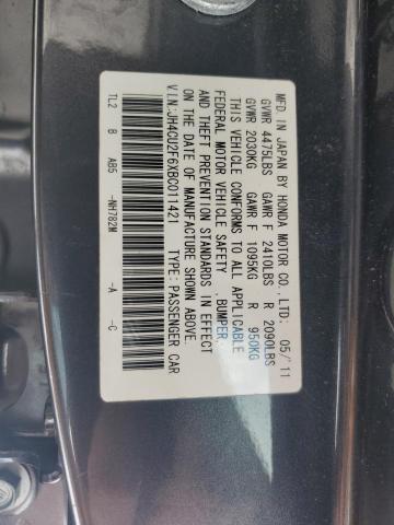 Photo 11 VIN: JH4CU2F6XBC011421 - ACURA TSX 