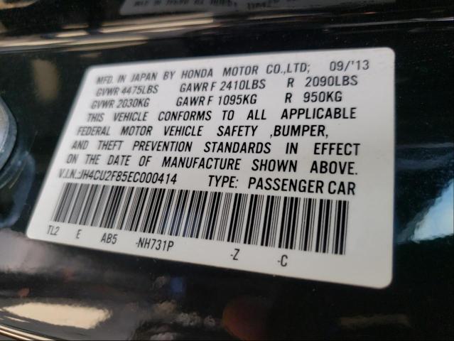 Photo 9 VIN: JH4CU2F85EC000414 - ACURA TSX SE 