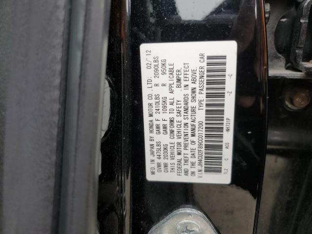 Photo 11 VIN: JH4CU2F89CC017200 - ACURA TSX 