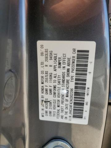 Photo 11 VIN: JH4CU4F42AC002396 - ACURA TSX 