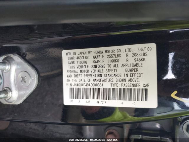 Photo 8 VIN: JH4CU4F49AC000354 - ACURA TSX 