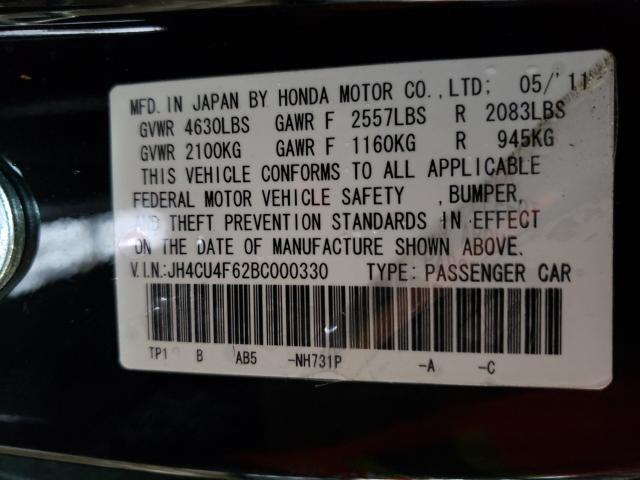 Photo 9 VIN: JH4CU4F62BC000330 - ACURA TSX 