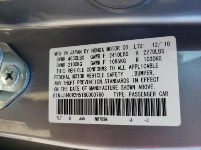 Photo 9 VIN: JH4CW2H51BC000760 - ACURA TSX 