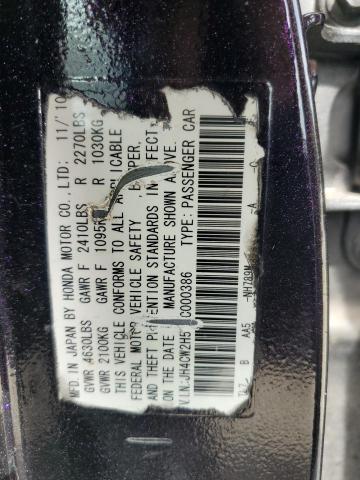 Photo 11 VIN: JH4CW2H53BC000386 - ACURA TSX 