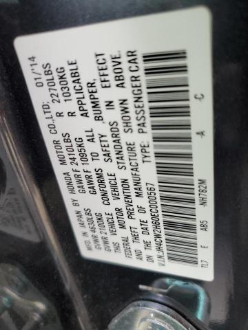 Photo 11 VIN: JH4CW2H60EC000567 - ACURA TSX TECH 