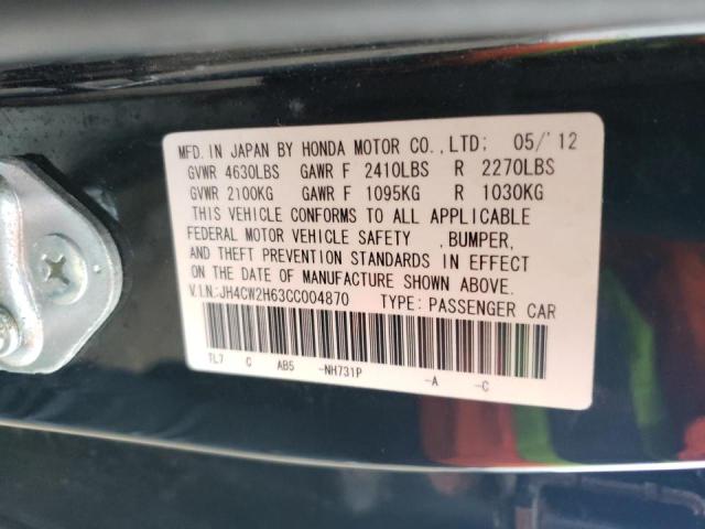 Photo 9 VIN: JH4CW2H63CC004870 - ACURA TSX TECH 