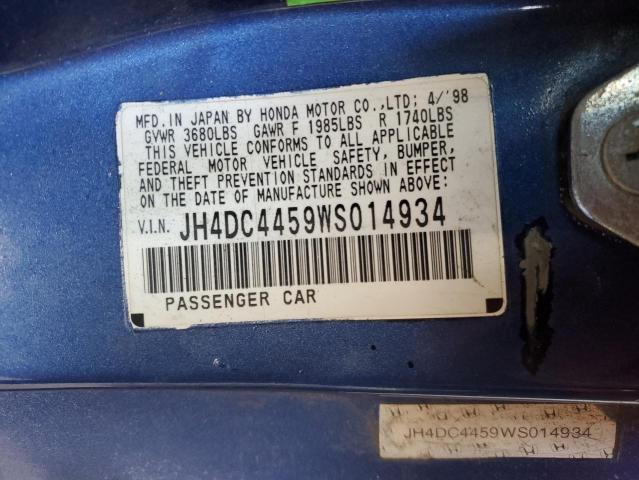 Photo 11 VIN: JH4DC4459WS014934 - ACURA INTEGRA LS 