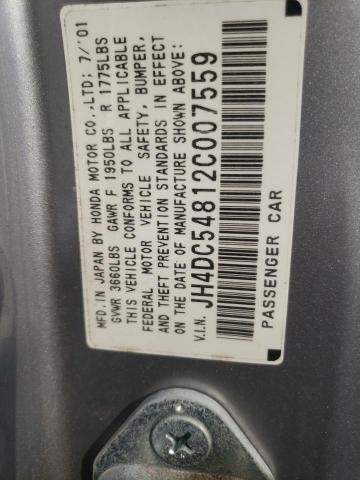 Photo 11 VIN: JH4DC54812C007559 - ACURA RSX 