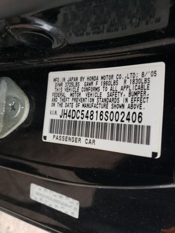 Photo 12 VIN: JH4DC54816S002406 - ACURA RSX 