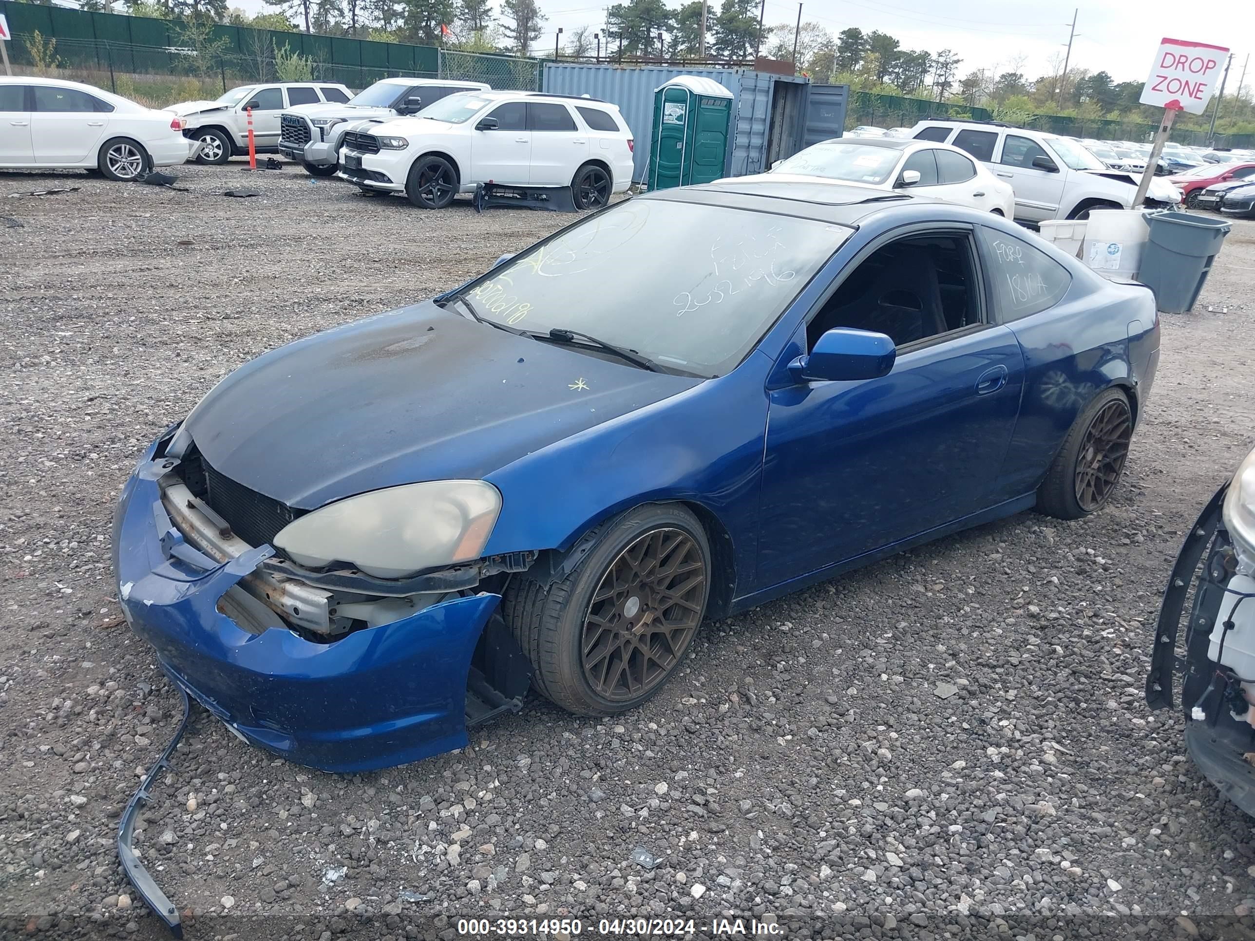 Photo 1 VIN: JH4DC54822C019526 - ACURA RSX 