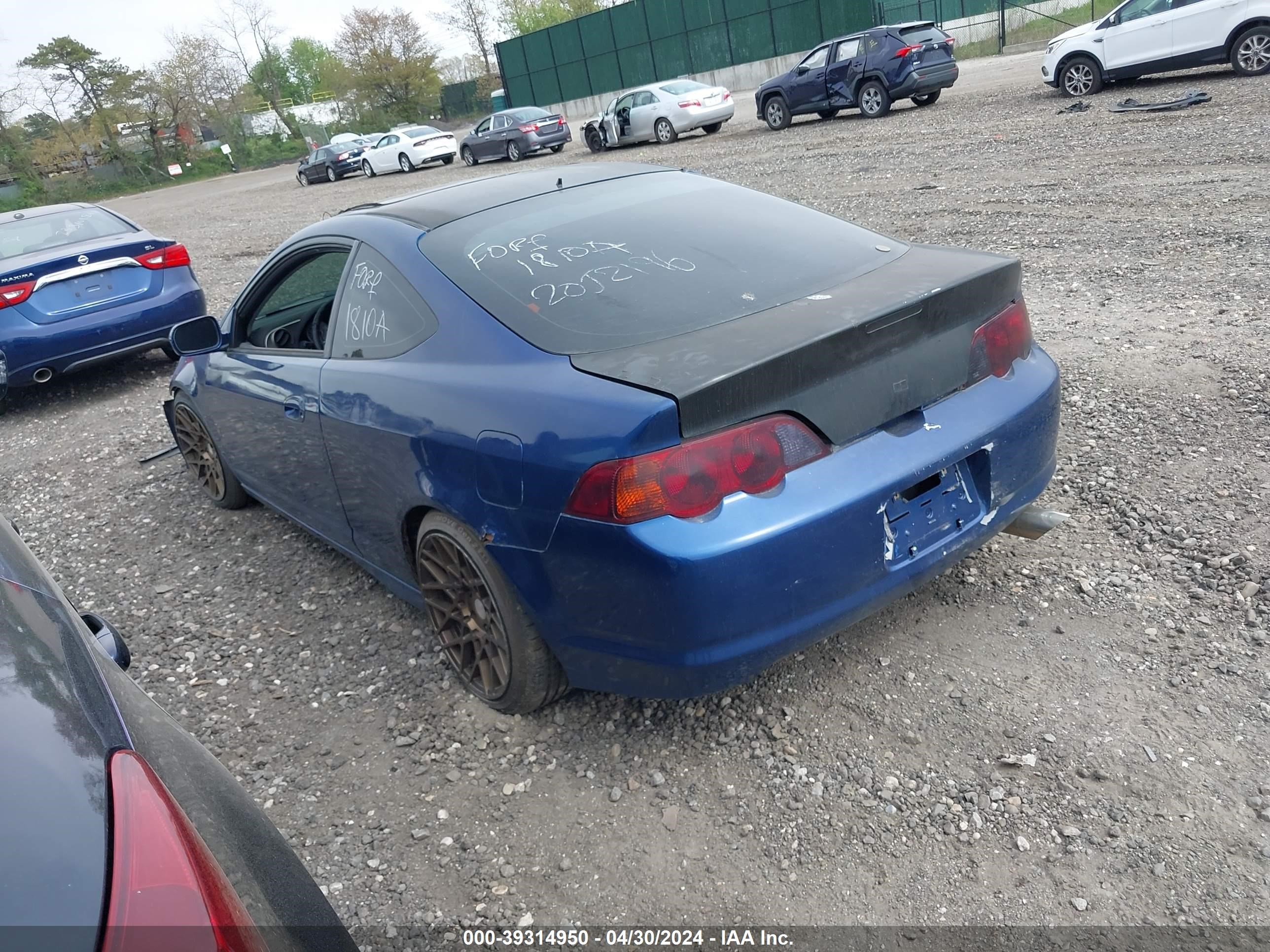 Photo 2 VIN: JH4DC54822C019526 - ACURA RSX 