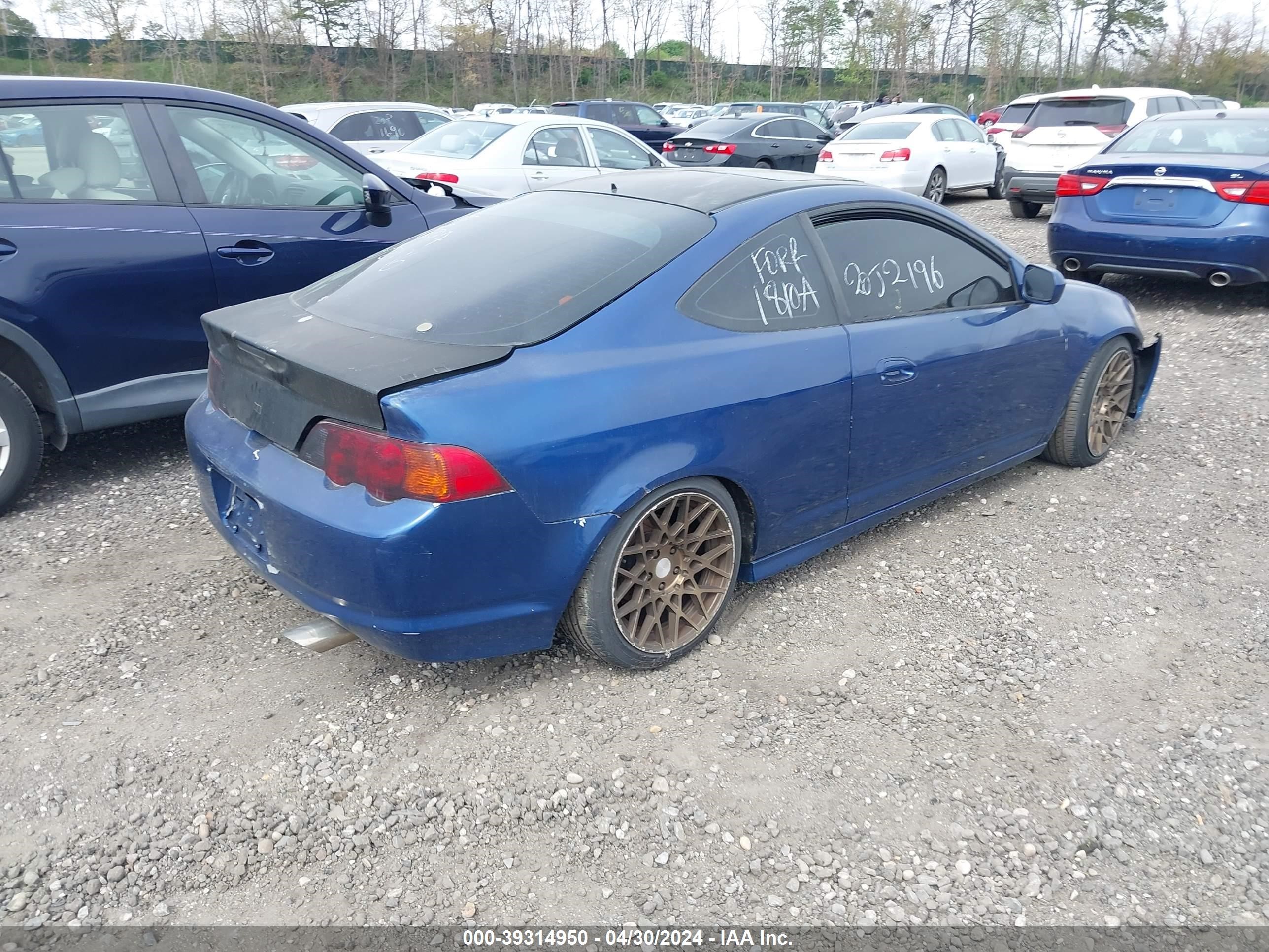 Photo 3 VIN: JH4DC54822C019526 - ACURA RSX 