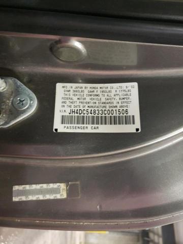 Photo 12 VIN: JH4DC54833C001506 - ACURA RSX 