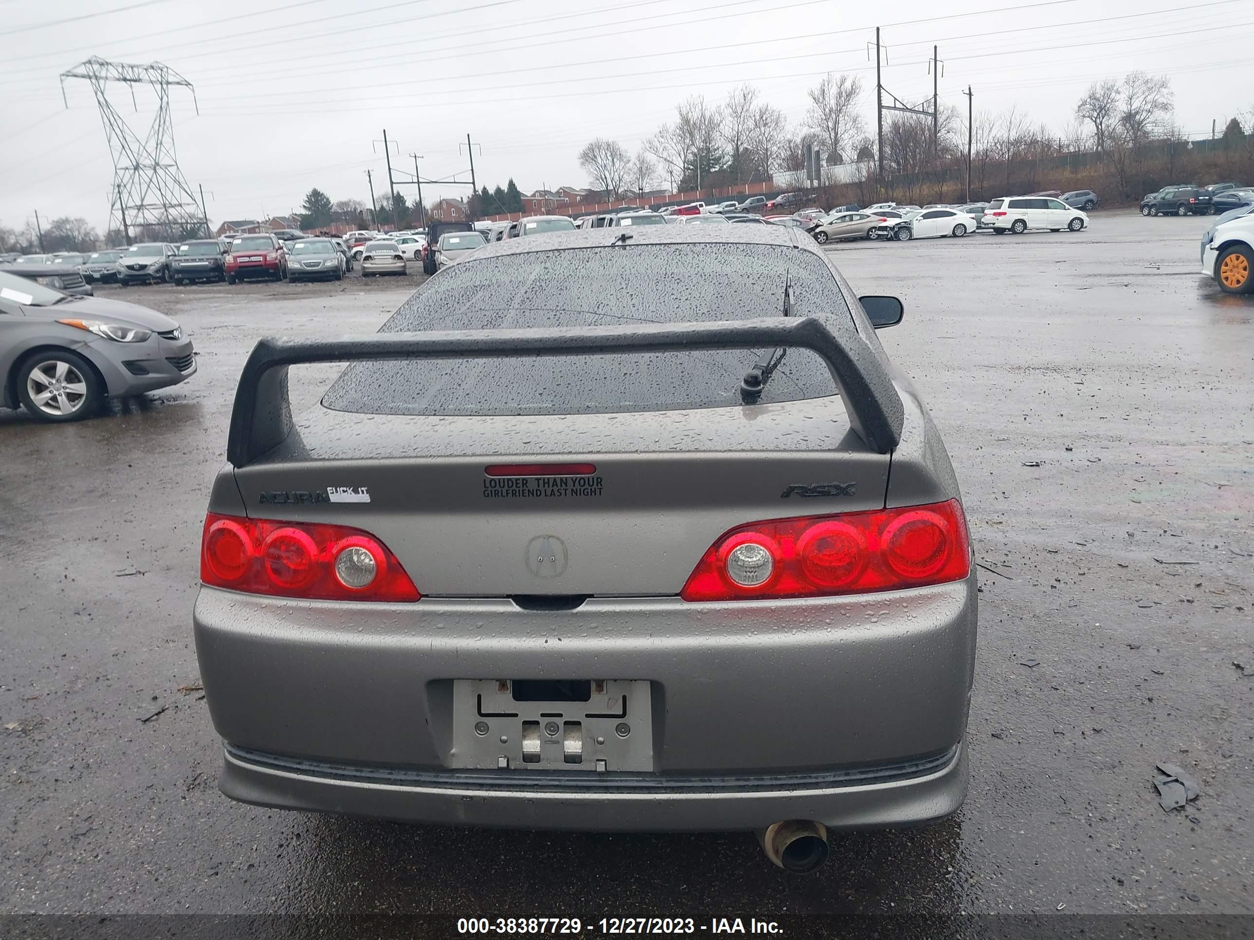 Photo 15 VIN: JH4DC54835S016340 - ACURA RSX 