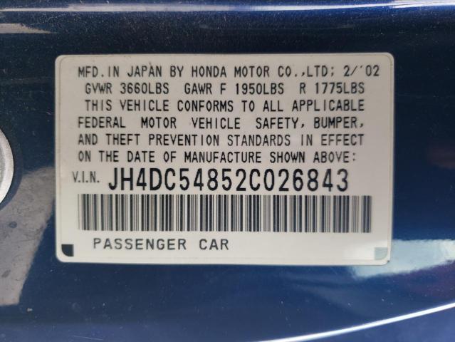 Photo 11 VIN: JH4DC54852C026843 - ACURA RSX 