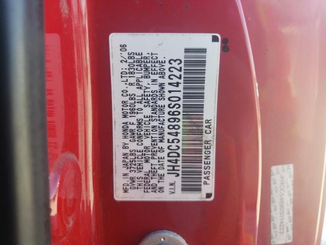 Photo 11 VIN: JH4DC54896S014223 - ACURA RSX 