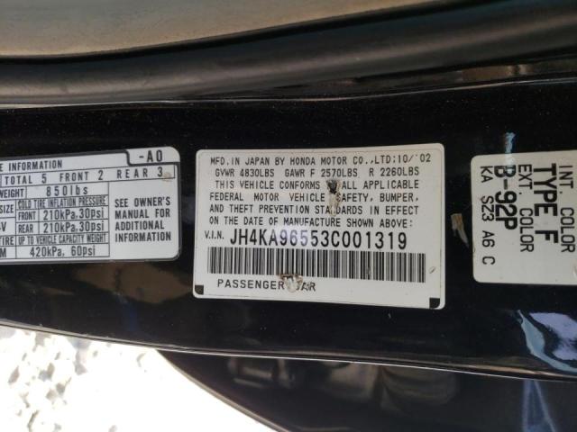 Photo 9 VIN: JH4KA96553C001319 - ACURA 3.5RL 