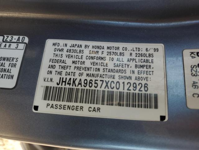 Photo 11 VIN: JH4KA9657XC012926 - ACURA 3.5RL 