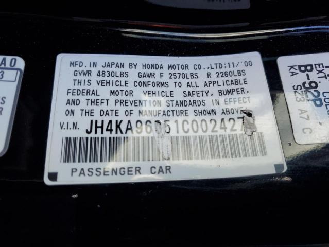 Photo 11 VIN: JH4KA96651C002427 - ACURA 3.5RL 