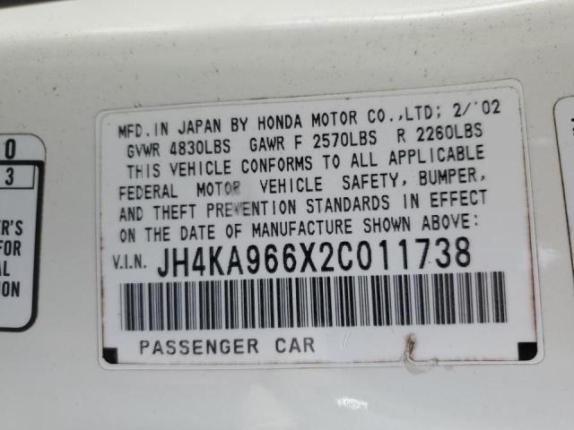 Photo 11 VIN: JH4KA966X2C011738 - ACURA 3.5RL 