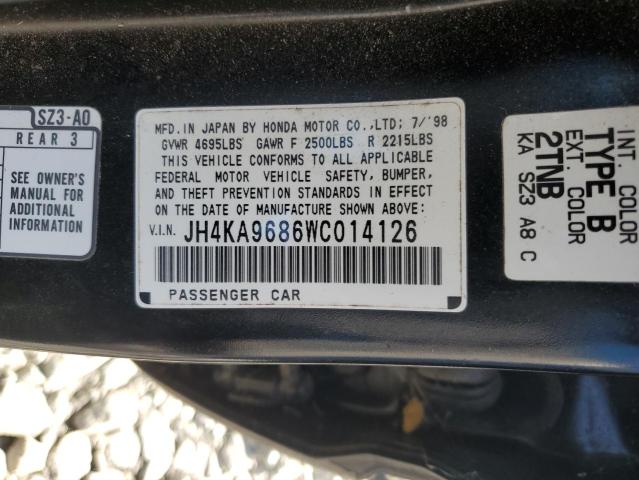 Photo 11 VIN: JH4KA9686WC014126 - ACURA 3.5RL SE 