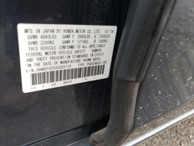 Photo 11 VIN: JH4KB16555C005128 - ACURA RL 