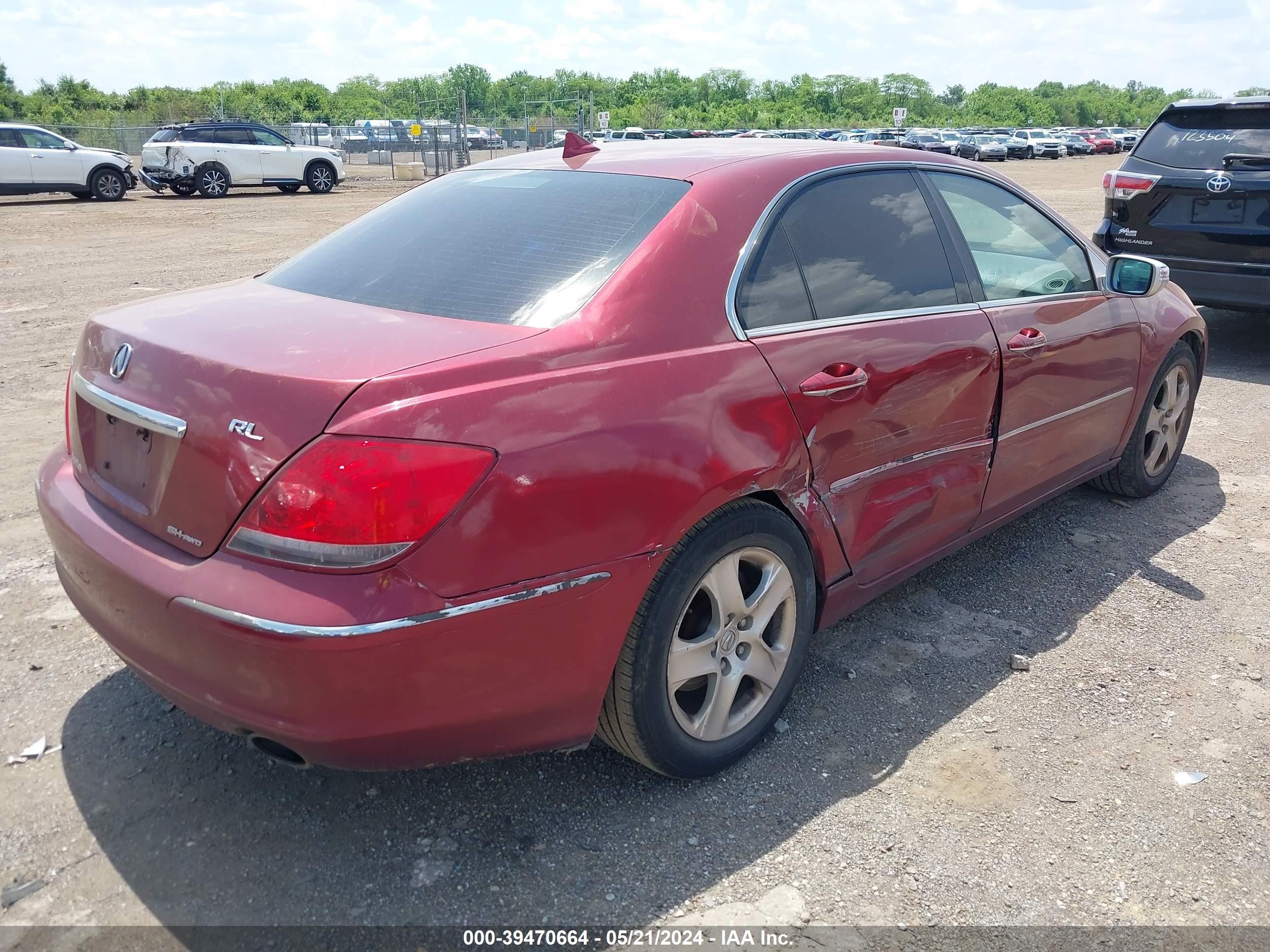 Photo 3 VIN: JH4KB16555C011687 - ACURA RL 