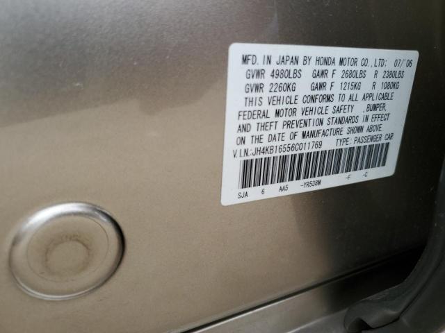 Photo 11 VIN: JH4KB16556C011769 - ACURA RL 