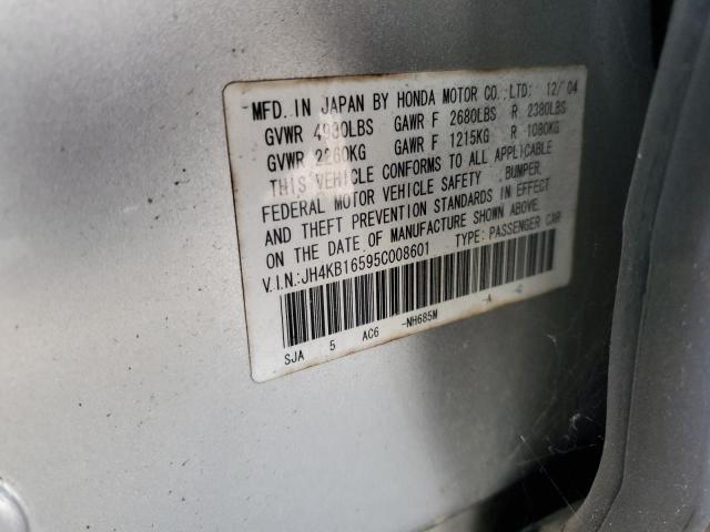 Photo 11 VIN: JH4KB16595C008601 - ACURA RL 