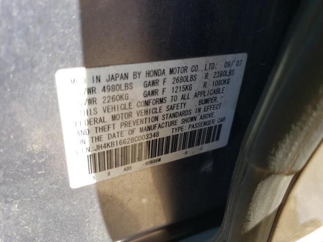 Photo 11 VIN: JH4KB16628C003348 - ACURA RL 