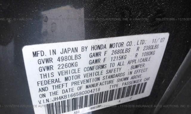 Photo 8 VIN: JH4KB16658C004218 - ACURA RL 