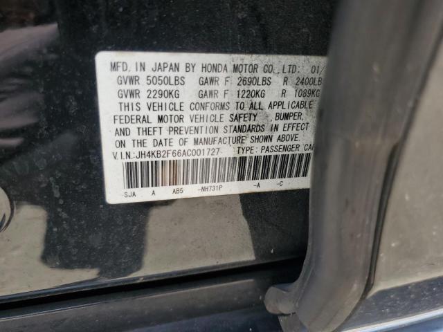 Photo 12 VIN: JH4KB2F66AC001727 - ACURA RL 