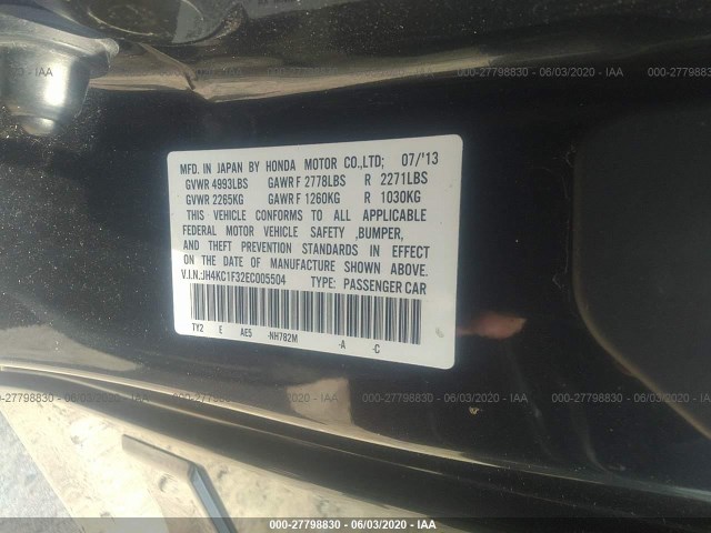 Photo 8 VIN: JH4KC1F32EC005504 - ACURA RLX 