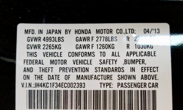 Photo 9 VIN: JH4KC1F34EC002393 - ACURA RLX 