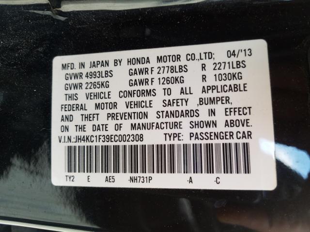 Photo 9 VIN: JH4KC1F39EC002308 - ACURA RLX 