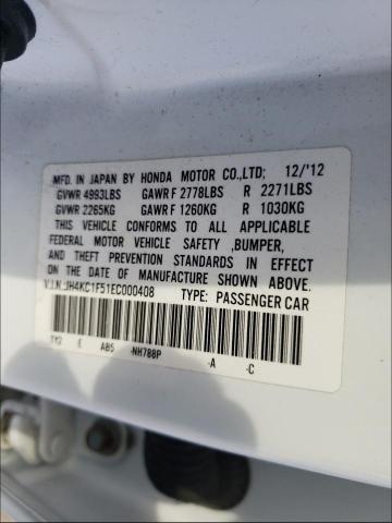 Photo 9 VIN: JH4KC1F51EC000408 - ACURA RLX TECH 