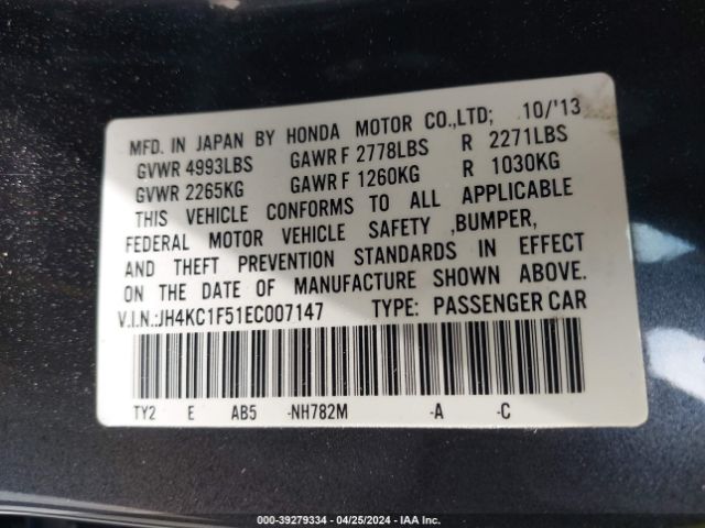 Photo 8 VIN: JH4KC1F51EC007147 - ACURA RLX 