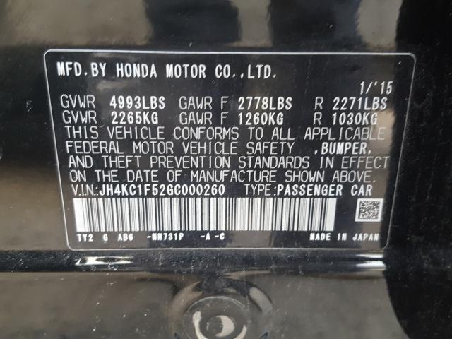 Photo 9 VIN: JH4KC1F52GC000260 - ACURA RLX TECH 