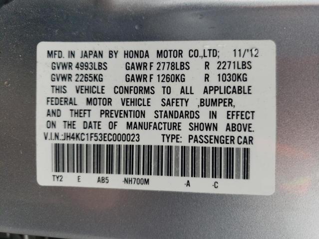 Photo 12 VIN: JH4KC1F53EC000023 - ACURA RLX TECH 