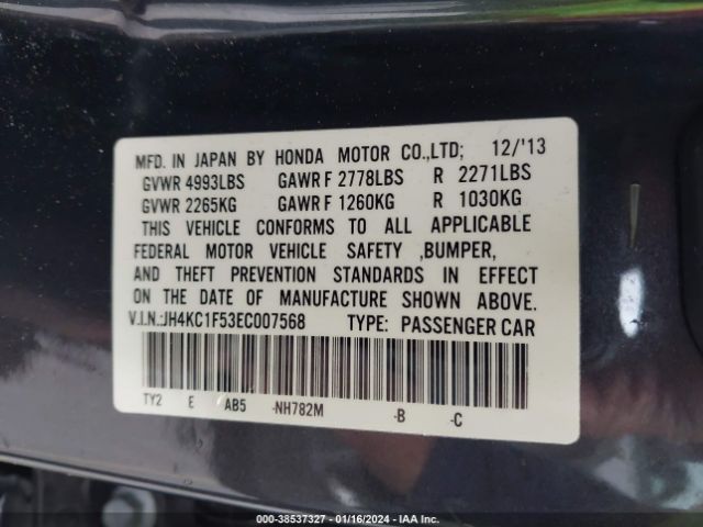 Photo 8 VIN: JH4KC1F53EC007568 - ACURA RLX 