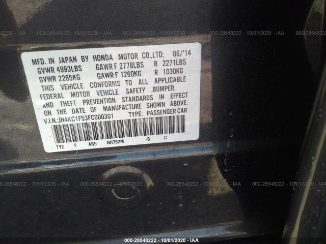 Photo 8 VIN: JH4KC1F53FC000301 - ACURA RLX 