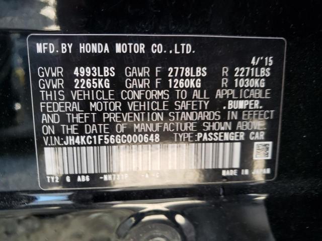 Photo 9 VIN: JH4KC1F56GC000648 - ACURA RLX TECH 