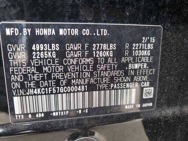 Photo 11 VIN: JH4KC1F57GC000481 - ACURA RLX TECH 