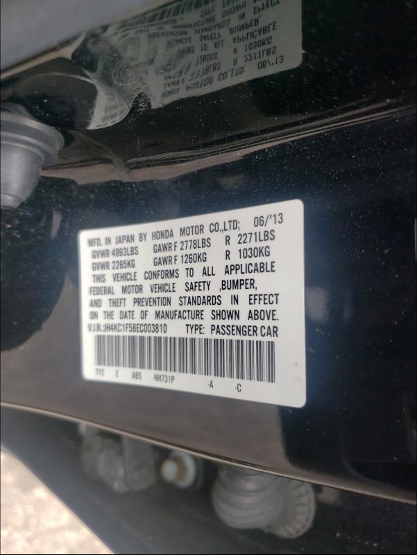 Photo 9 VIN: JH4KC1F58EC003810 - ACURA RLX TECH 