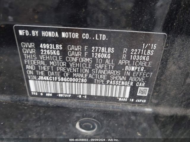 Photo 8 VIN: JH4KC1F58GC000280 - ACURA RLX 