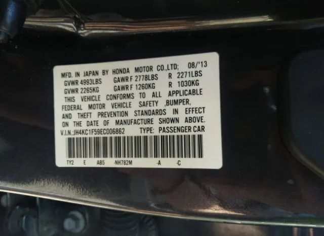 Photo 8 VIN: JH4KC1F59EC006862 - ACURA RLX 