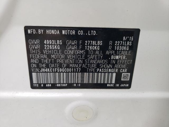 Photo 9 VIN: JH4KC1F59GC001177 - ACURA RLX TECH 