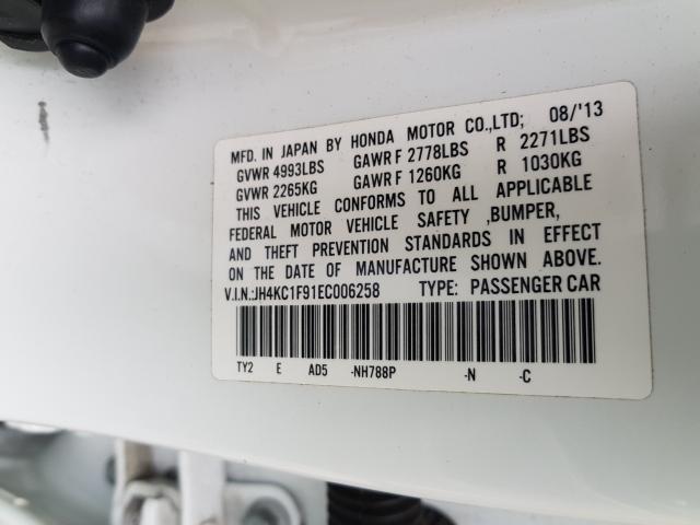 Photo 9 VIN: JH4KC1F91EC006258 - ACURA RLX ADVANC 